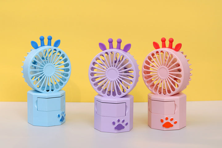 Unisex Portable Mini Fan with Animal Ears and USB Connection Stornfield