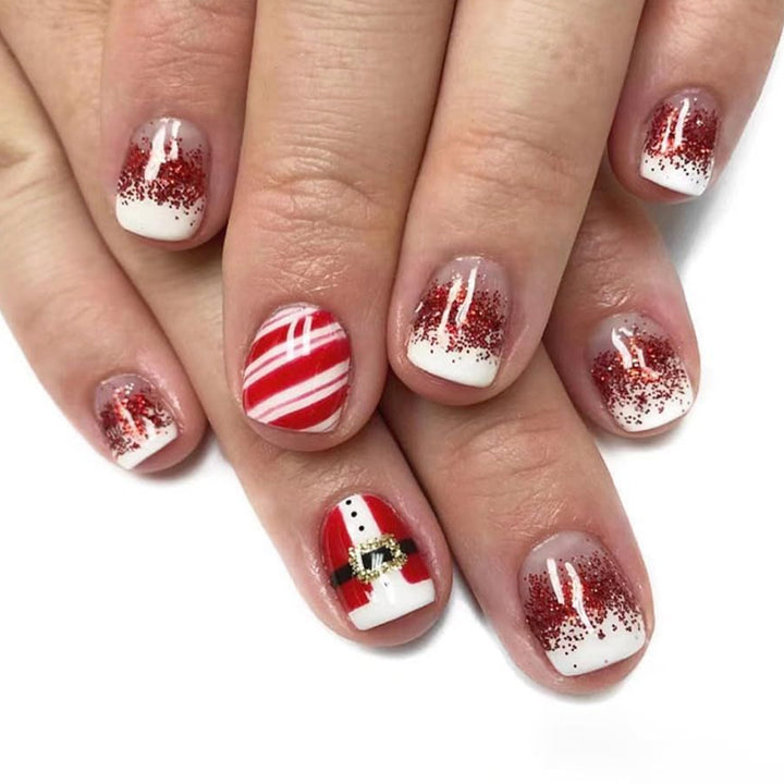 Festive Holiday Themed Nail Art Set Stornfield