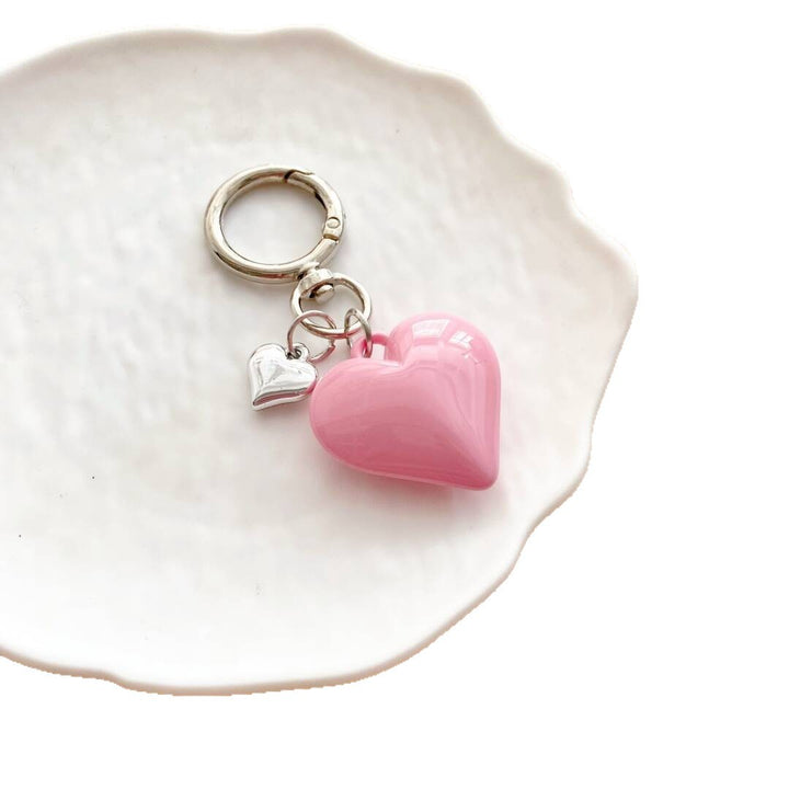Heart-Shaped Charm Keychain Stornfield