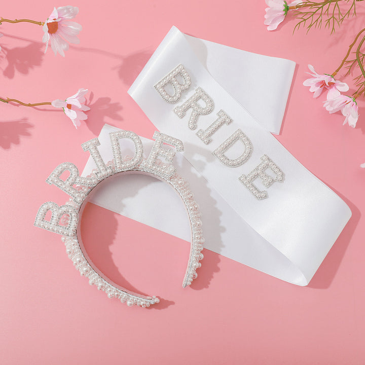 Women's Bridal Satin Ribbon with Sparkling Crystals Stornfield
