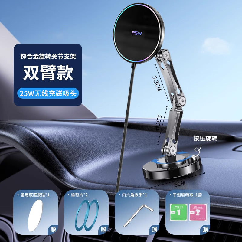 Unisex Magnetic Wireless Charging Holder with Flexible Joint Arm Stornfield