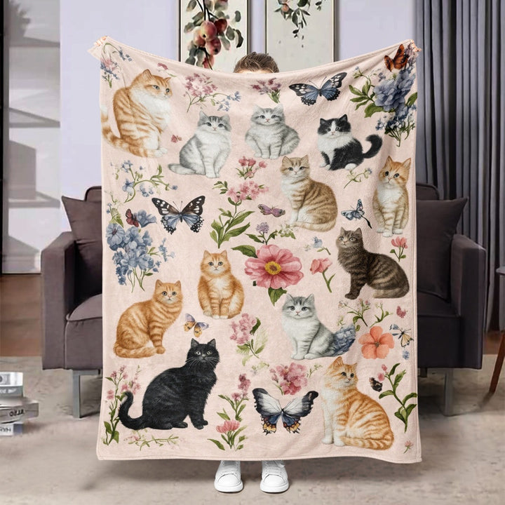 Soft Cartoon Dachshund-Themed Fleece Blanket