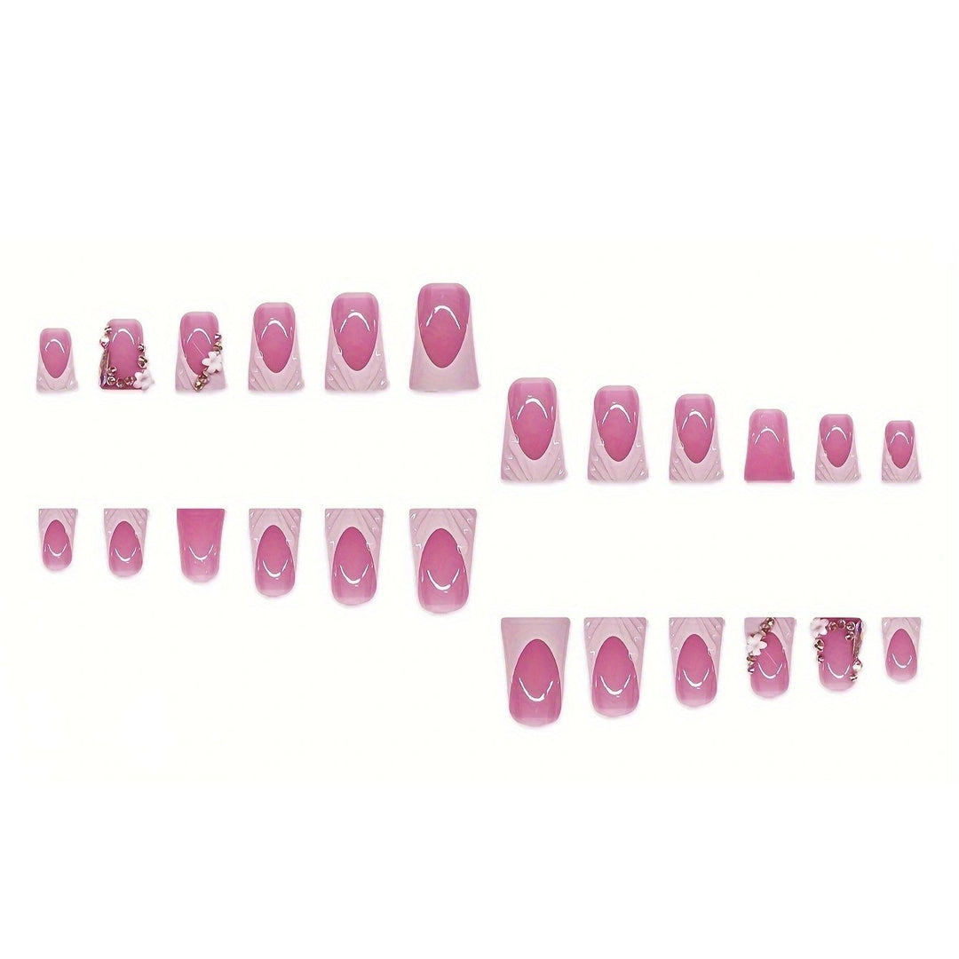 Elegant Press-On Nail Art Set Stornfield