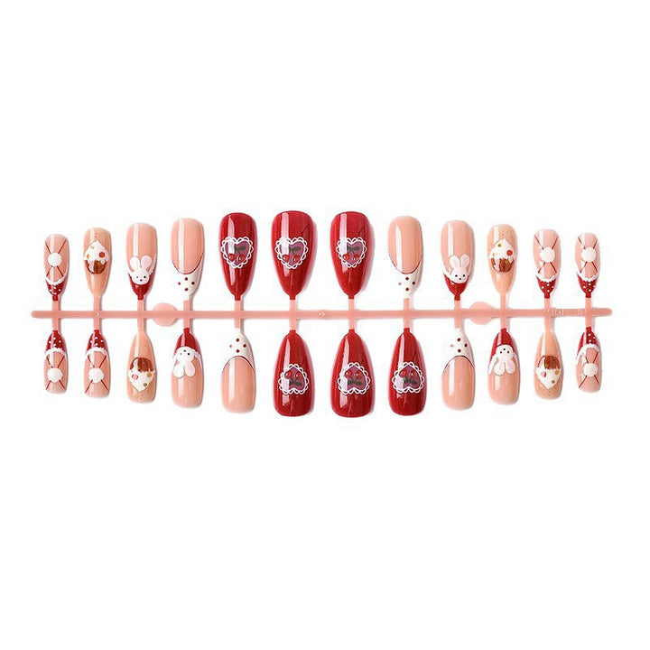 Artistic Themed Press-On Nails