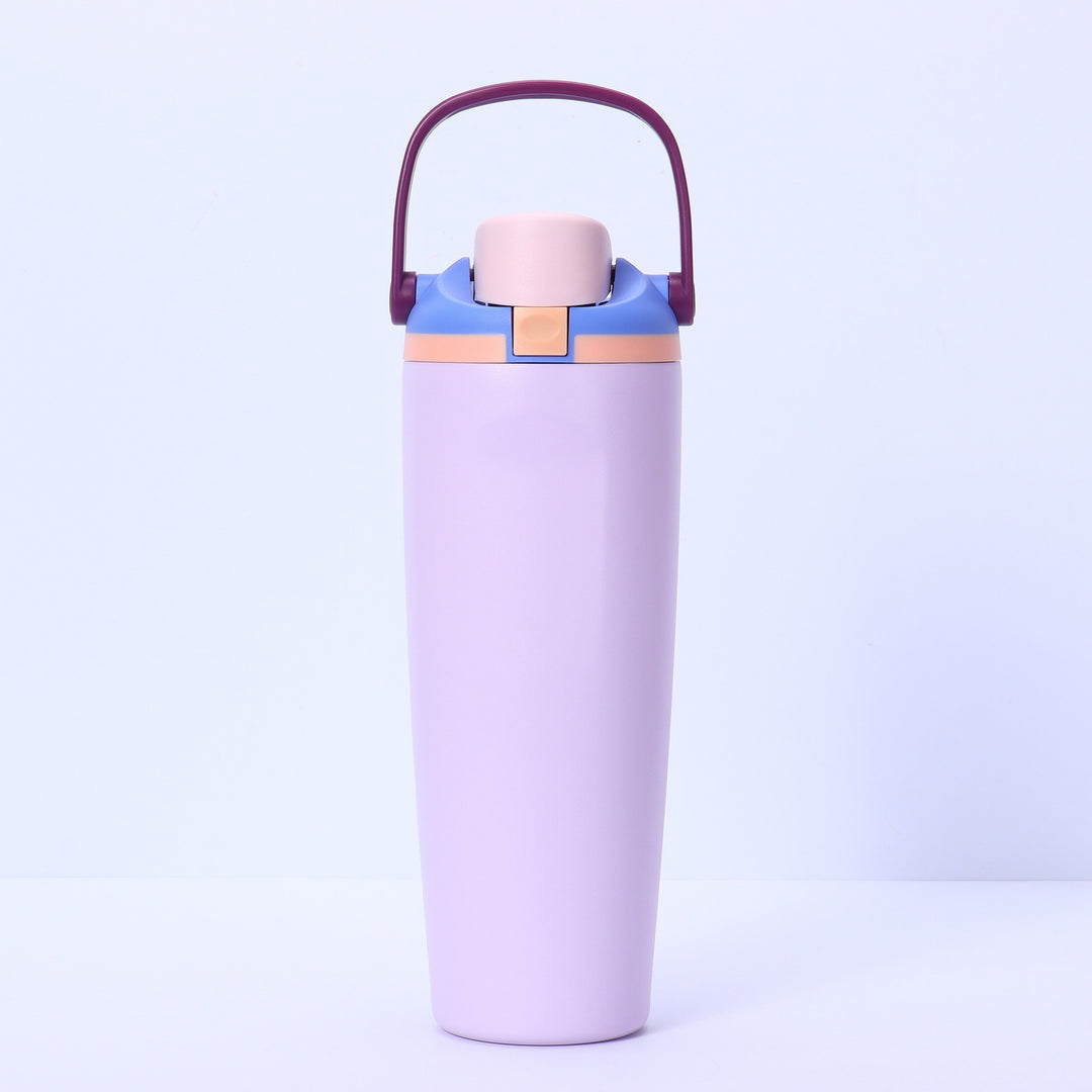 Women's insulated drinking bottle with ergonomic carry handle Stornfield