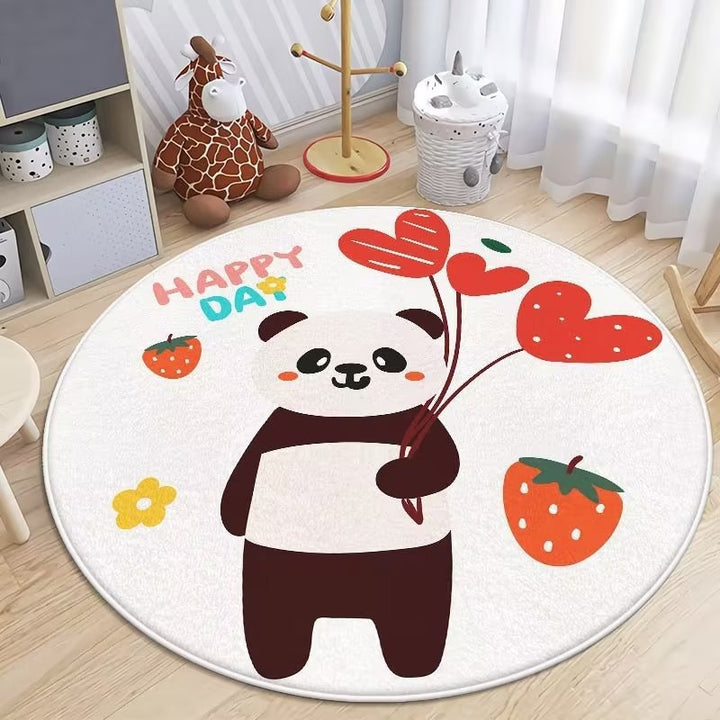 Kids Educational Character Area Rug for Home
