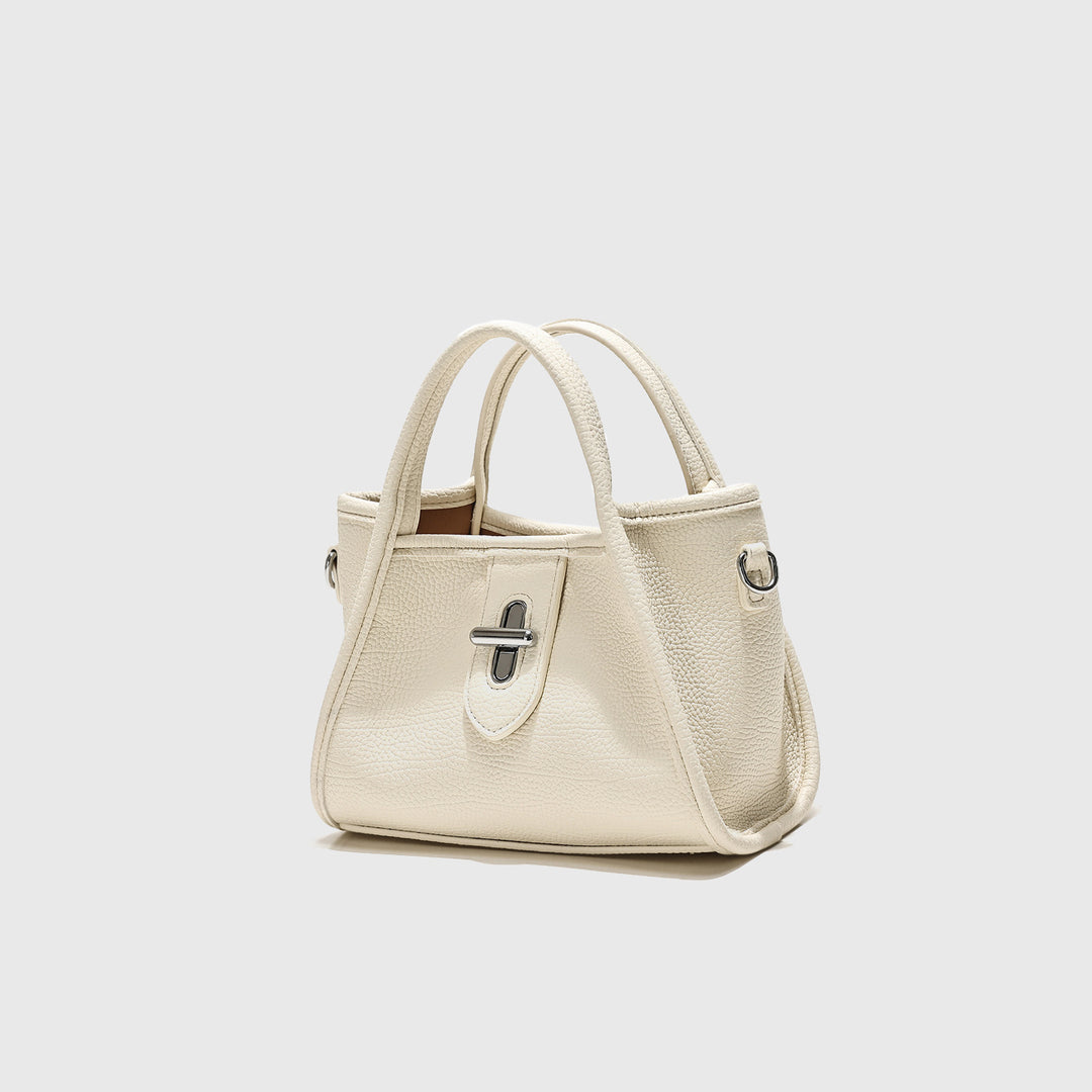 Textured Mini Handheld Satchel Bag