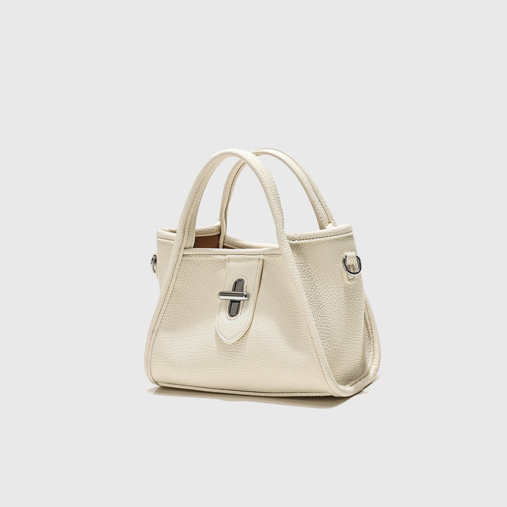 Textured Mini Handheld Satchel Bag