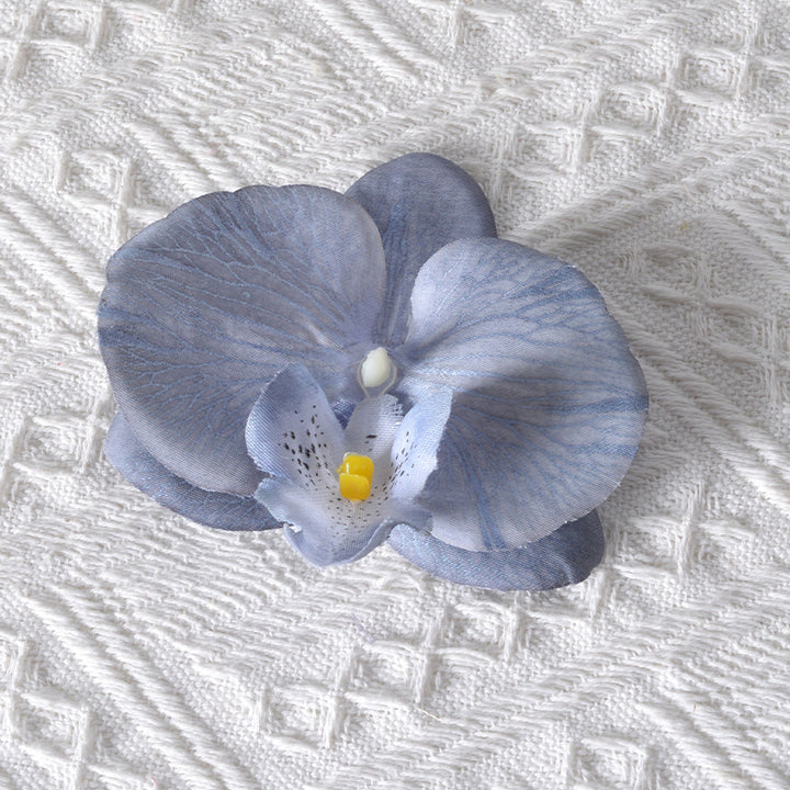 Elegant Fabric Orchid Hair Clip