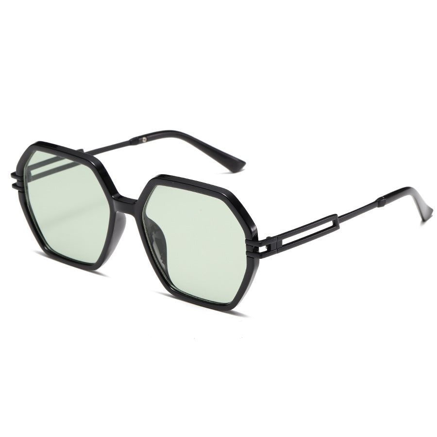 Women's fashionable sunglasses in avant-garde hexagon design Stornfield
