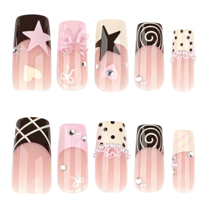 Artistic 3D Decorative Nail Extensions Stornfield