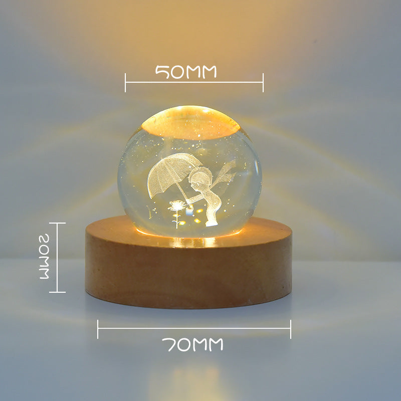 Galaxy-Themed Decorative Table Lamp