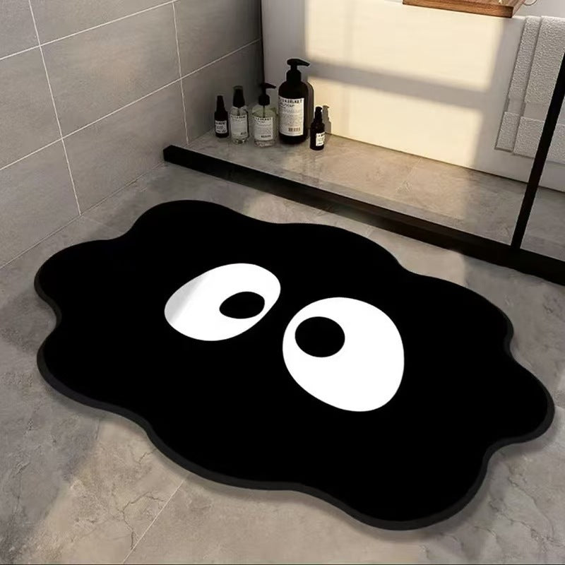 Playful Eye-Theme Bath Mat