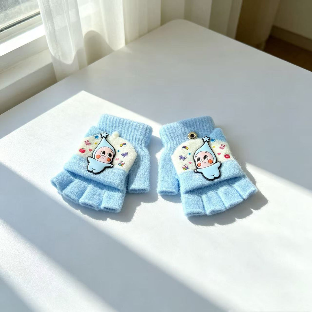 Cute Cartoon-Themed Fingerless Gloves Stornfield