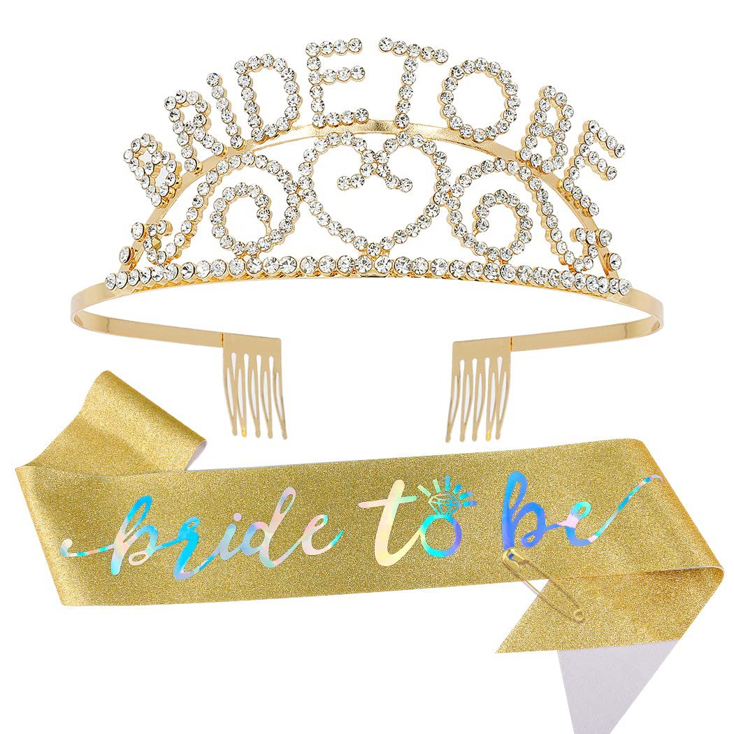 Women's Glittering Tiara with Heart Motifs Stornfield
