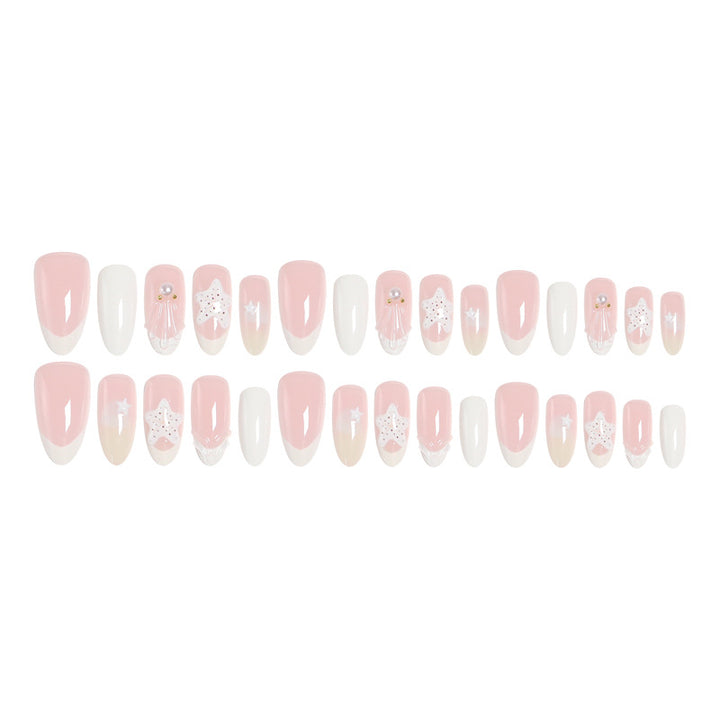 Artful Nail Tips in Maritime Design Stornfield