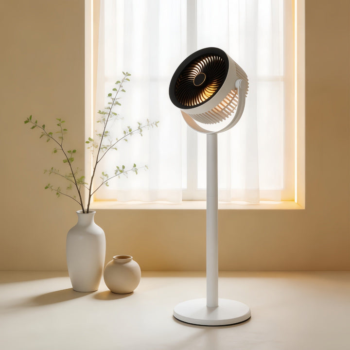 Women Portable Fan with Integrated LED Light Stornfield