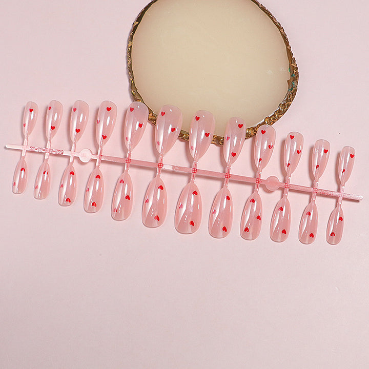 Heart-Design Press-On Nails Stornfield