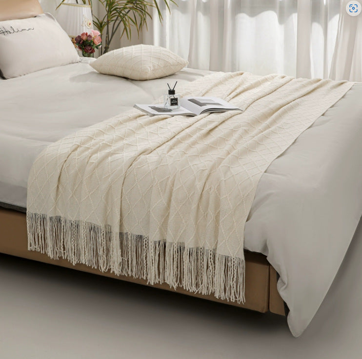 Cozy Knit Throw Blanket