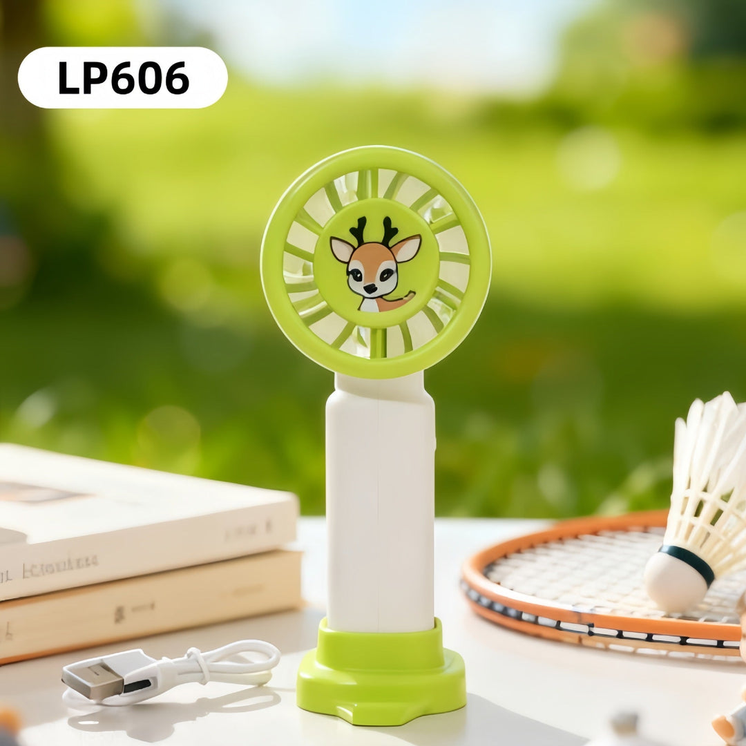Ladies Portable Mini USB Fan with Animal Lion Design Stornfield