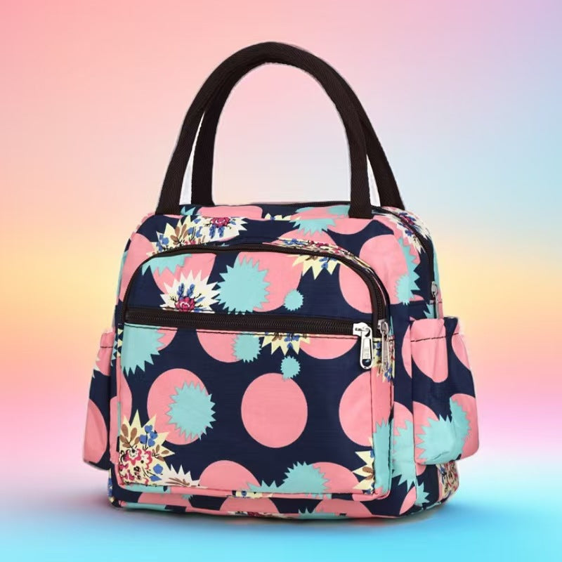 Cat Print Insulated Lunch Bag Stornfield