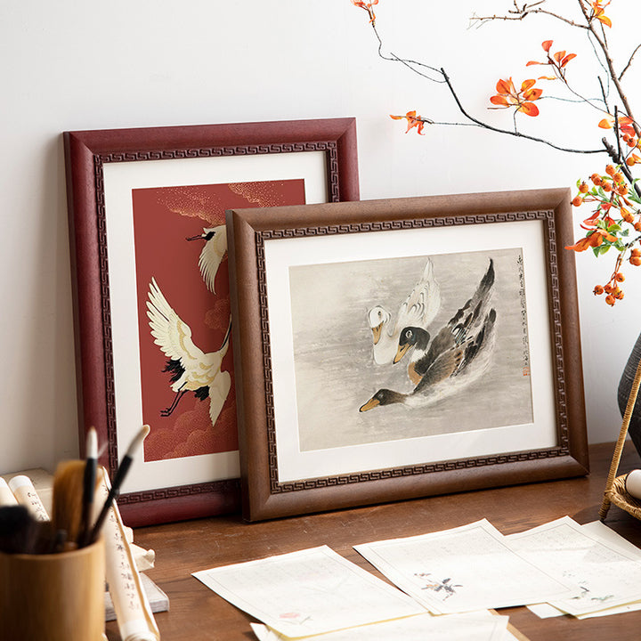 Elegant Framed Botanical Art Print