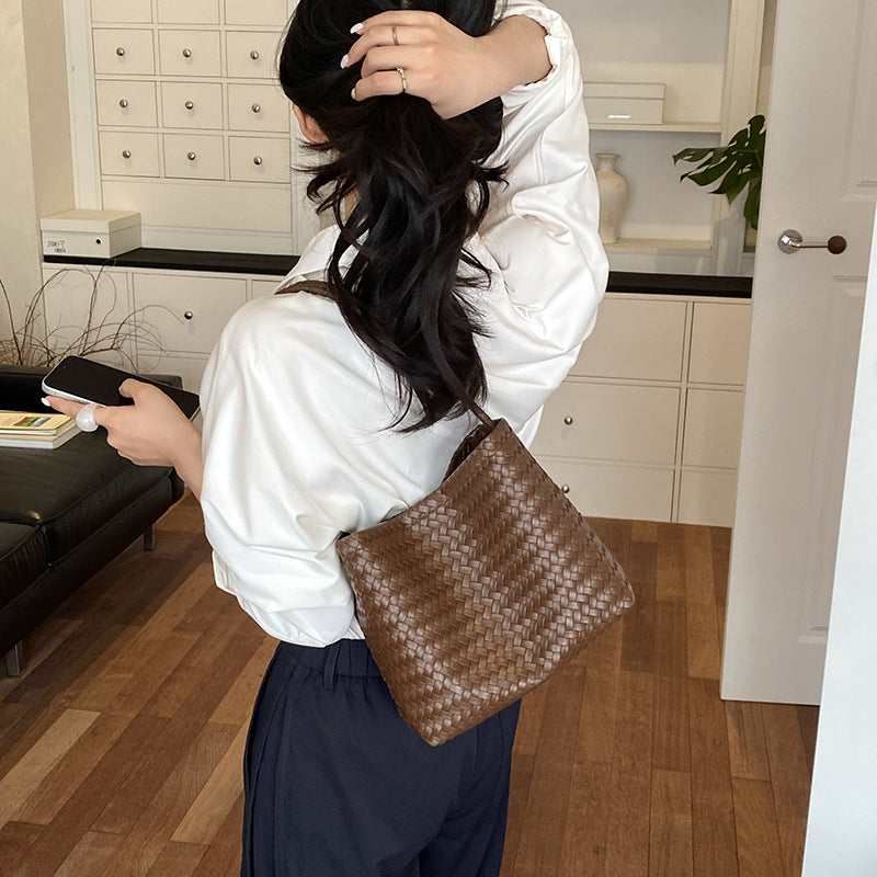 Woven Texture Tote Bag