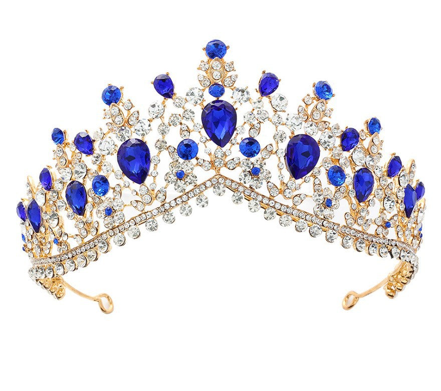 Women's Glamorous Tiara with Rhinestone and Crystal Embellishments Stornfield