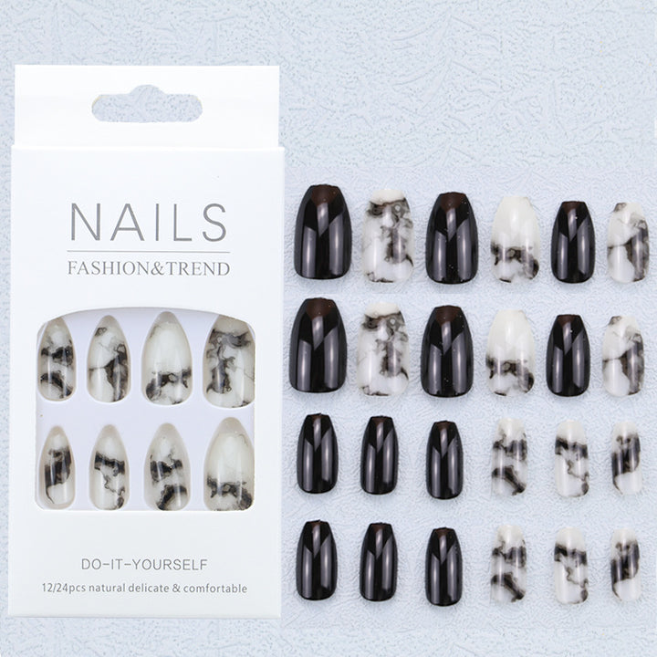 Artistic Graphic Press-On Nail Set Stornfield