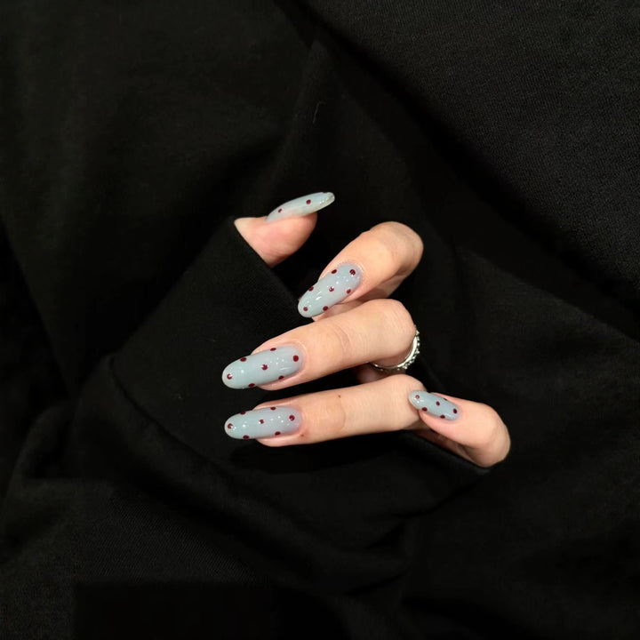 Decorative Long Press-On Nail Extensions