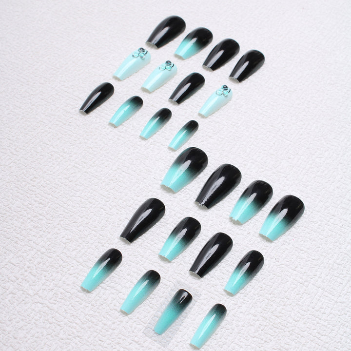 Elegant Gradient Press-On Nails Stornfield