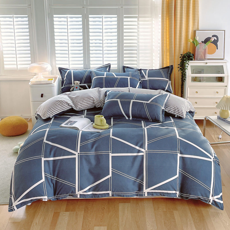 Modern Graphic Print Bedding Set