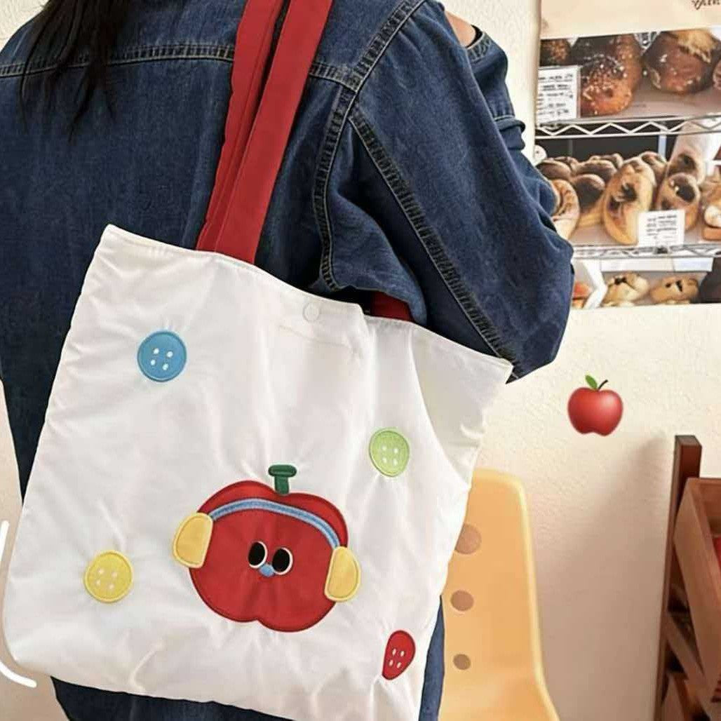 Cute Dog Embroidered Tote Bag Stornfield