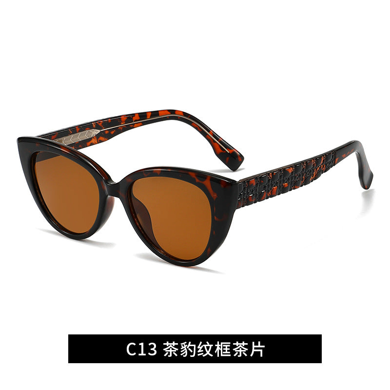 Women's Cat-Eye Sunglasses with Decorative Bridge Stornfield