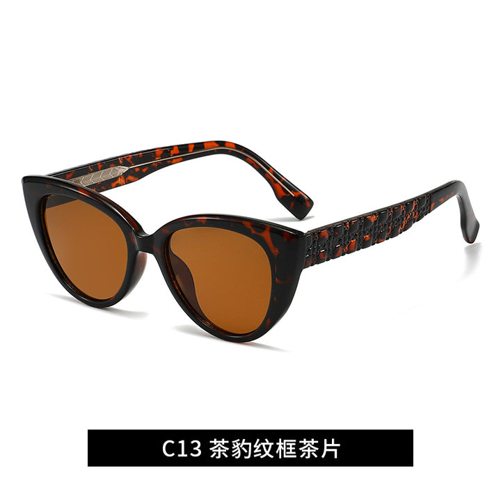 Women's Cat-Eye Sunglasses with Decorative Bridge Stornfield