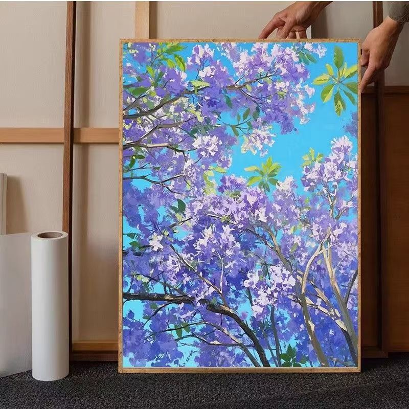 Lush Lavender Floral Canvas Art Print Stornfield