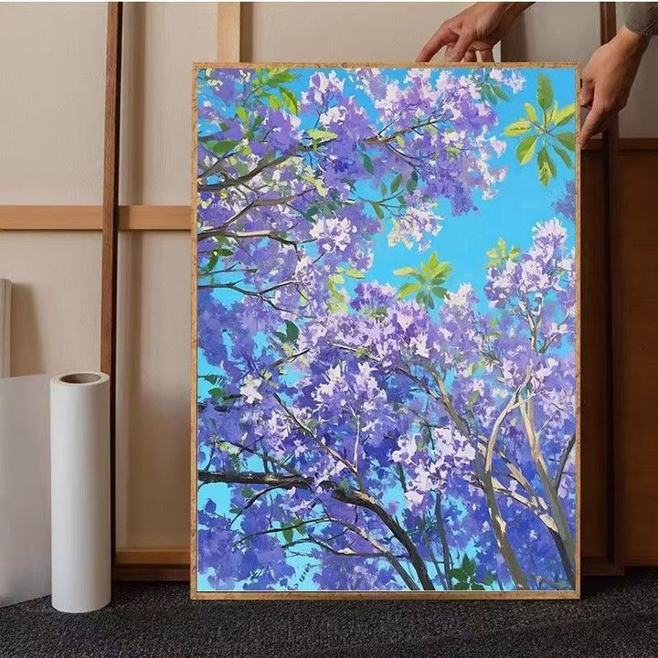 Lush Lavender Floral Canvas Art Print Stornfield