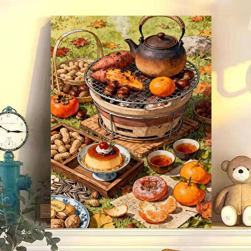 Autumn Harvest Kitchen Art Print Stornfield