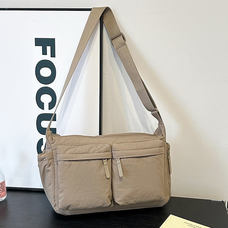 Lightweight Multi-Pocket Crossbody Bag