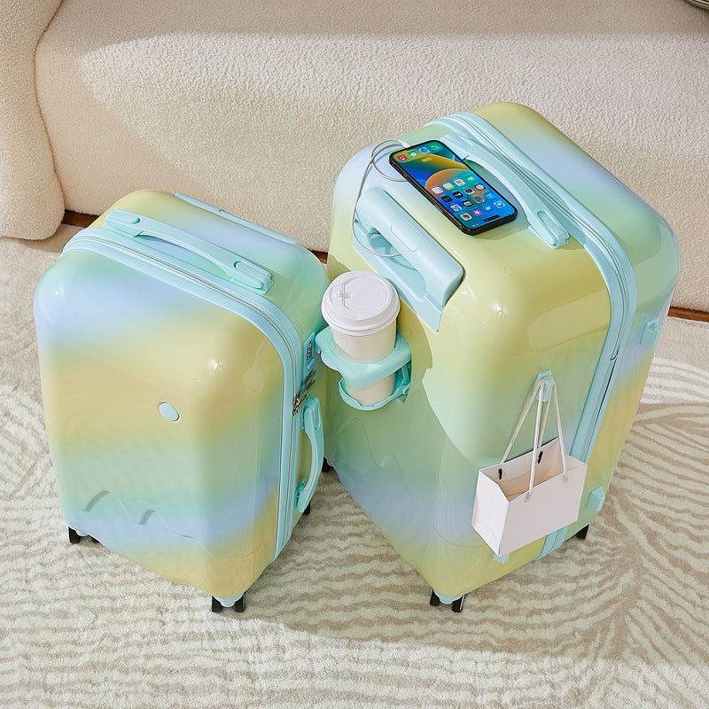 Unisex Compact Smart Hardshell Travel Suitcase Stornfield