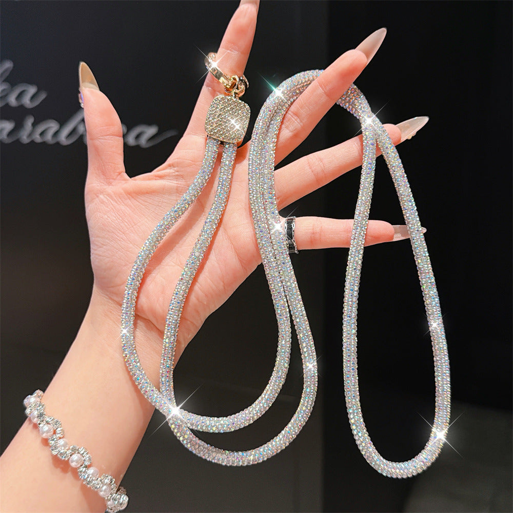 Rhinestone-Embellished Eyewear Lanyard Stornfield