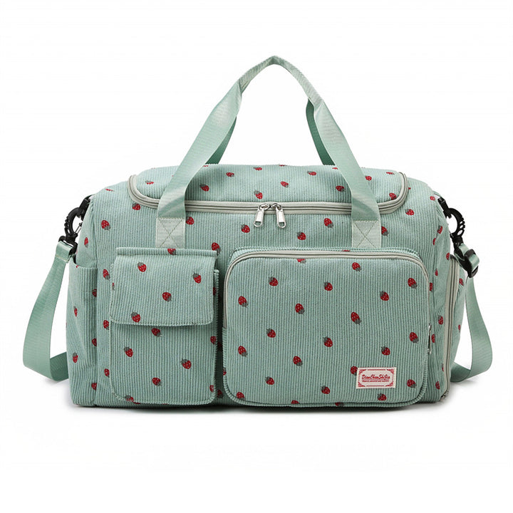 Stylish Corduroy Weekender Duffel