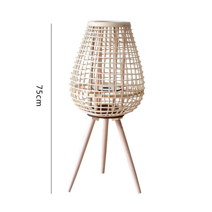 Decorative Rattan Lantern with Carry Handle Stornfield