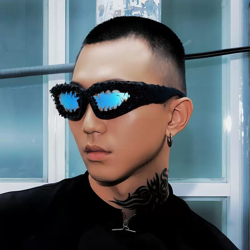 Women's futuristic sunglasses in avant-garde design Stornfield