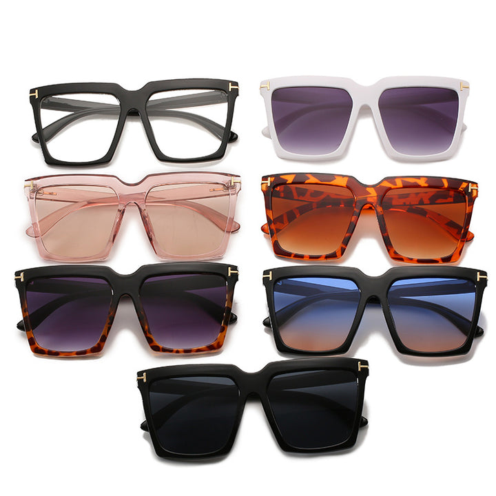 Women oversized square sunglasses with luxurious accents Stornfield