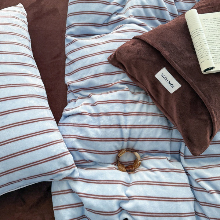 Ultra-Soft Striped Bedding Set