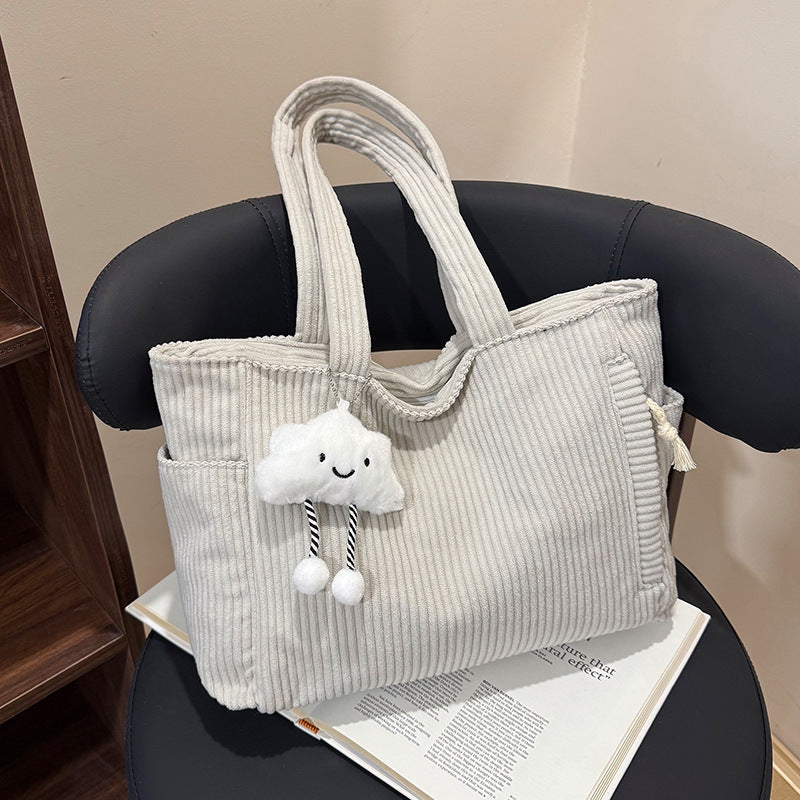 WoVersatile Corduroy Tote Bag Stornfield