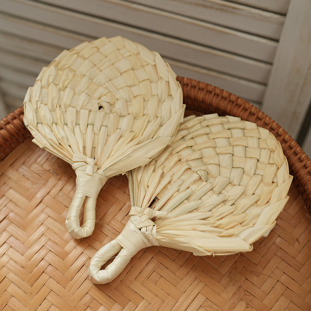 Women handmade fan made of natural material Stornfield