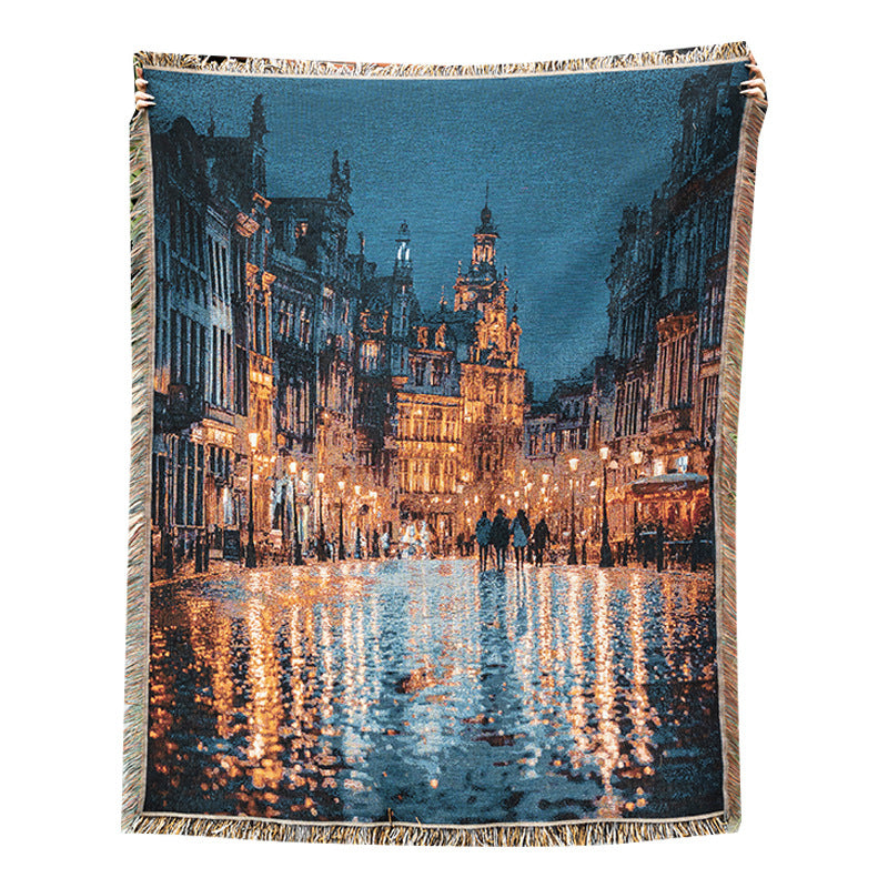 Scenic Landscape Tapestry Blanket