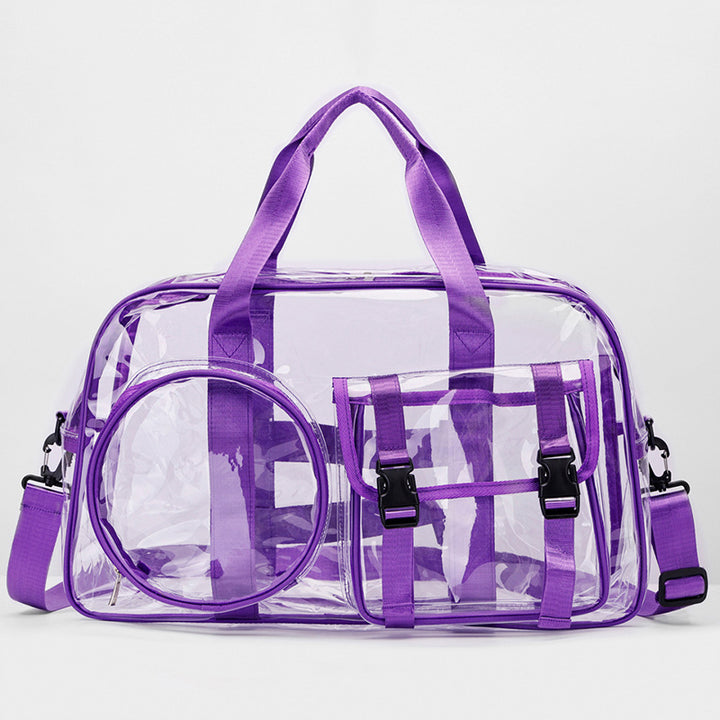 Stylish Transparent Gym Duffle Bag